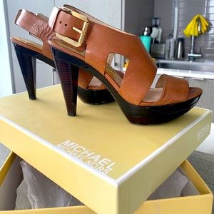 Michael Kors Brown Platform Heels